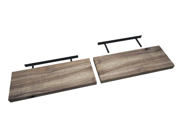 Acacia Floating Wood Shelf